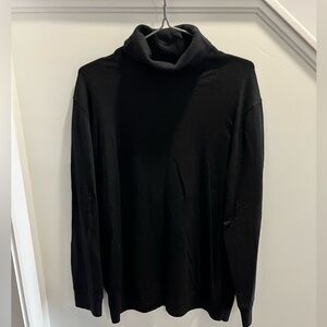 RW&CO. Men's Black Turtleneck Knit Sweater